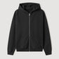 Classic Metal Logo Zipper Black
