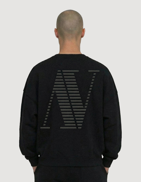 Classic Sports Crewneck Black
