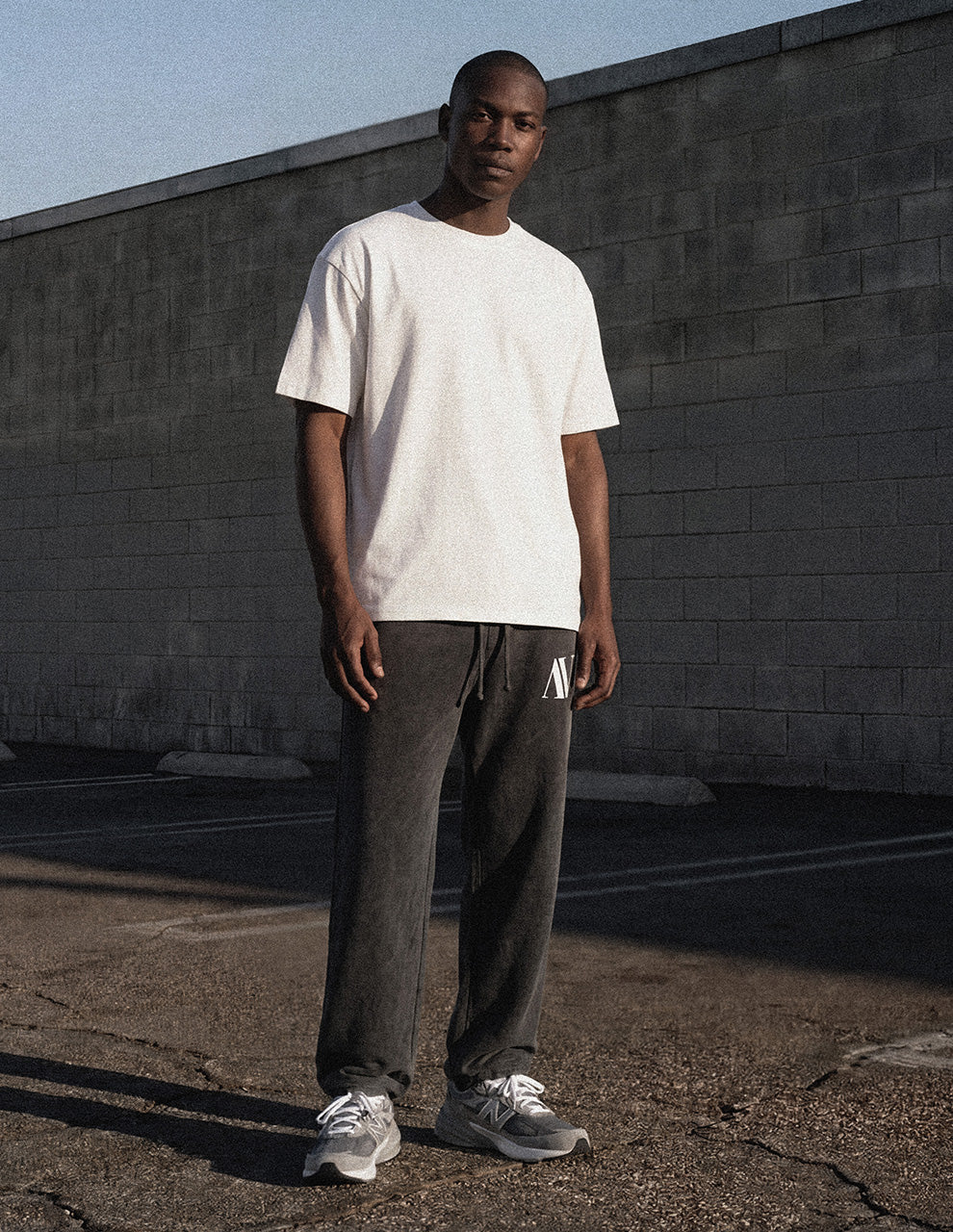 Heritage Sweatpants Grey / White