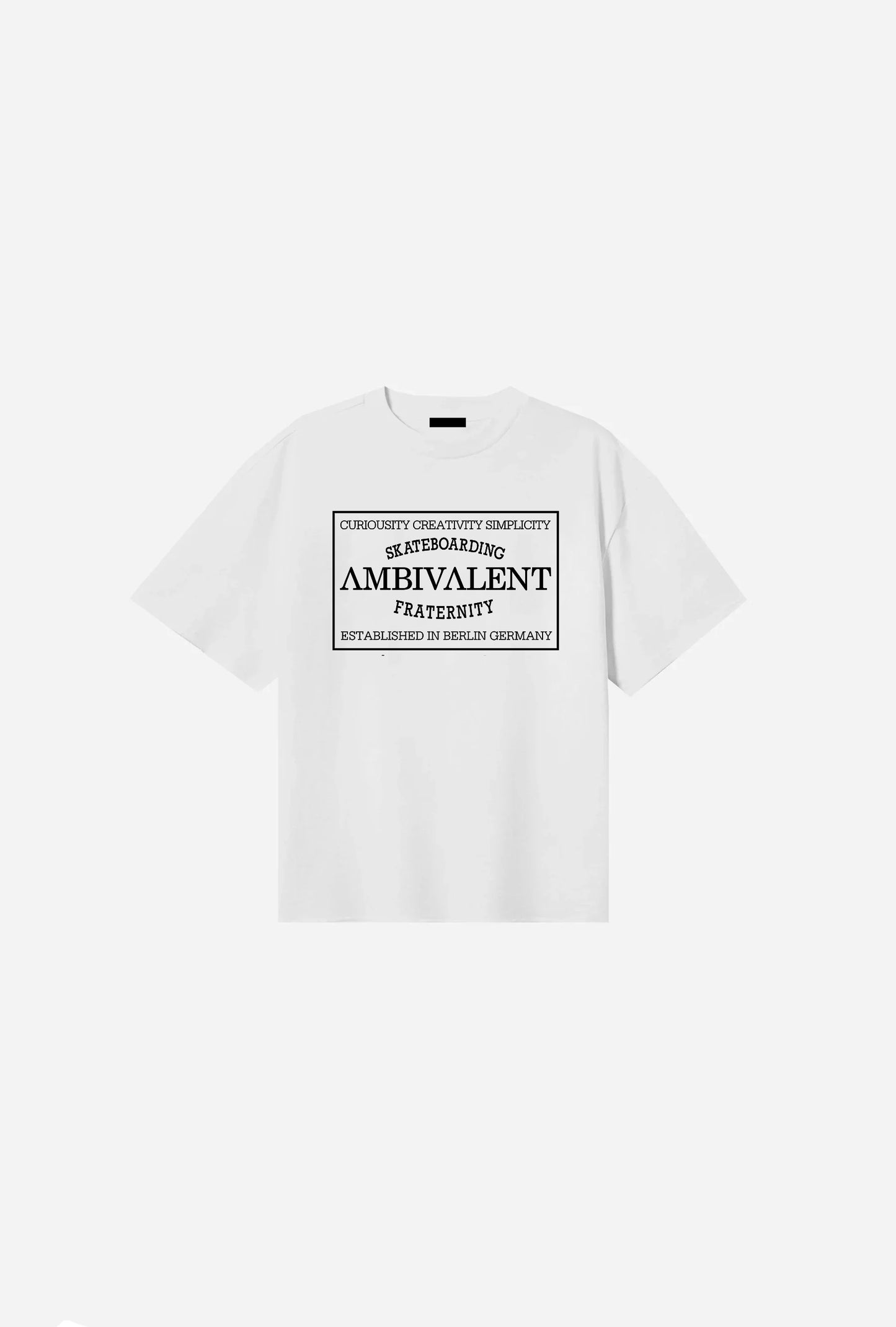 Ambivalent T-Shirt mit Vintage Tag Aufdruck