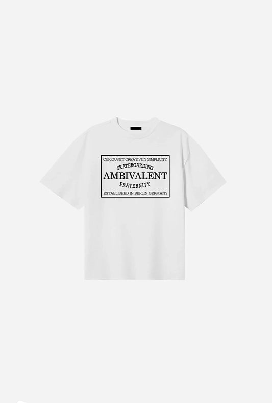 Ambivalent T-Shirt mit Vintage Tag Aufdruck
