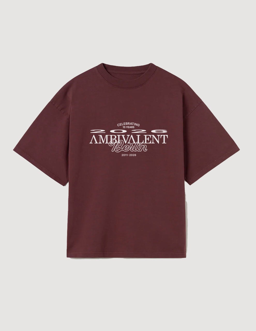 Anniversary T-Shirt Burgundy