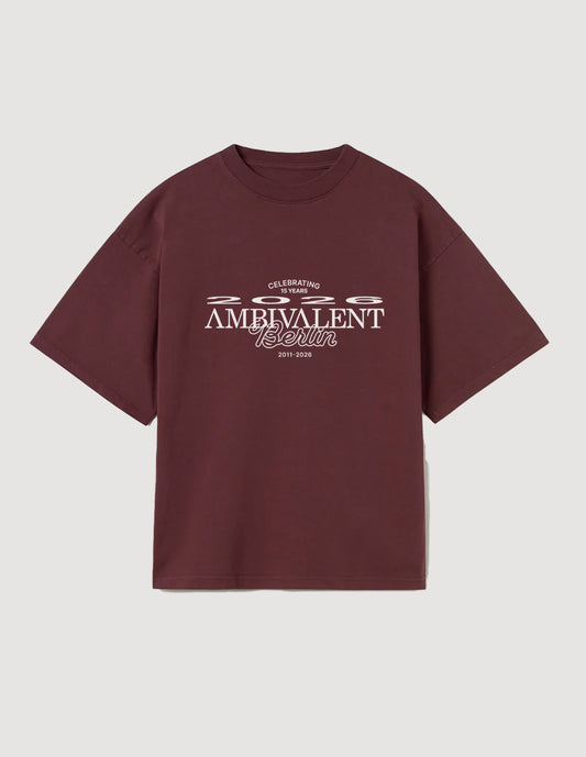 Anniversary T-Shirt Burgundy
