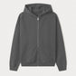 Classic Metal Logo Zipper Anthracite
