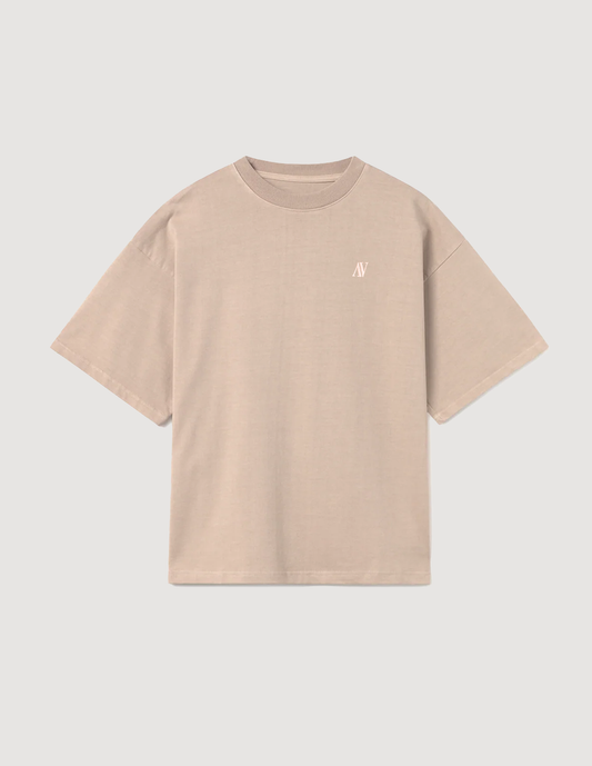 Mini Logo T-Shirt Tan